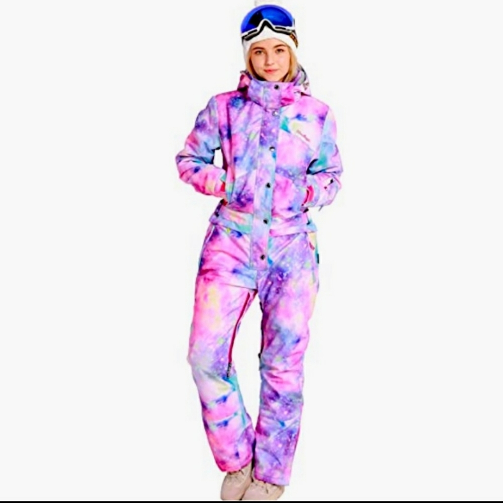 Bluemagic Womens Snowsuit One Pieces Ski Suits Jumpsuits Colorful Coveralls Snow